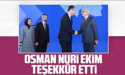 Yeniden Akçaabat Belediye Başkan Adaylığına gösterilen Osman Nuri Ekim, teşekkür etti