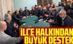 Trabzon'un Tonya ilçesinde Bağımsız Belediye Başkan Adayı Veysel Kurt'a Halktan Yoğun İlgi