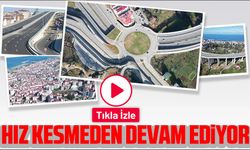 Trabzon'un En Maliyetli Şehir İçi Yolu Kanuni Bulvarı, Tamamlanan Bölümleriyle Trafiğe Açılırken Son Aşamada