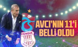 Trabzonspor Pendikspor karşılaşmasının ilk 11'leri açıklandı