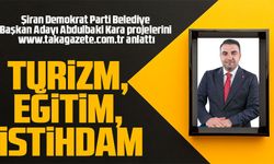 Şiran Demokrat Parti Belediye Başkan Adayı Abdulbaki Kara projelerini Taka Gazetesine anlattı