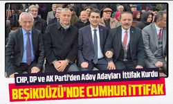 Beşikdüzü İlçesinde CHP, DP ve AK Parti'den Aday Adayları Ramis Uzun'un Başkanlığında İttifak Kurdu