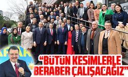 Trabzon Büyükşehir Belediye Başkan Adayı ve Ortahisar Belediye Başkanı Ahmet Metin Genç, meclis üyeleriyle birlikte