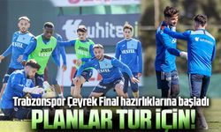 Trabzonspor, Ziraat Türkiye Kupası Çeyrek Finali İçin Antrenmanlara Başladı