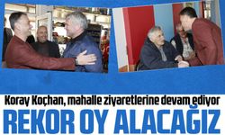 AK Parti Maçka Belediye Başkan Adayı Koray Koçhan, mahalle ziyaretlerine devam ediyor
