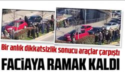 Trabzon'un Çömlekçi Mahallesinde Araçlar Çarpıştı: Can Kaybı Yaşanmadı