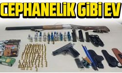Trabzon Emniyet Müdürlüğü'nce gerçekleştirilen operasyonla çok sayıda silah ve mühimmat ele geçirildi