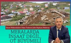 Ziraat Mühendisleri Odası Trabzon Şube Başkanı Pehlevan: "Mera Alanlarının Kullanımı ve Hayvancılığın Gelişimi Önem Arz