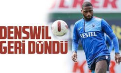 Trabzonspor’un Hollandalı stoperi Stefano Denswil, tam 6 maç sonra yeniden formasına kavuştu
