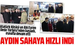 AK Parti Ortahisar Belediye Başkan Adayı Ergin Aydın, seçim kampanyası kapsamında Trabzon'da sahaya indi