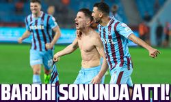 Trabzonspor'un Makedon oyuncusu Enis Bardhi sonunda gol sevinci yaşamayı başardı