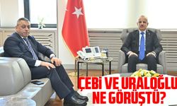 AK Parti Ortahisar İlçe Başkanı Selahaddin Çebi, Ulaştırma ve Altyapı Bakanı Abdulkadir Uraloğlu ile Görüştü