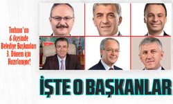 Trabzon'un 6 İlçesinde Belediye Başkanları 3. Dönem İçin Hazırlanıyor! Belediye Başkanları Halkın Huzuruna Çıkıyor!