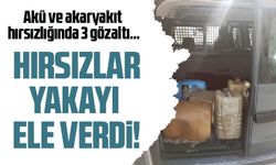 Trabzon'da Akü ve Akaryakıt Hırsızlığında 3 Kişi Gözaltına Alındı