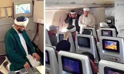 Uçakta Namaz Kılma Görüntüleri Sosyal Medyayı Alevlendirdi!