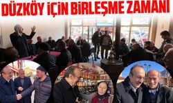 Cumhur İttifakı'nın Düzköy Belediye Başkan adayı Selim Çelenk, seçim çalışmalarını hız kesmeden sürdürüyor