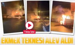 Trabzon'un Değirmendere Mahallesi'nde, gece saatlerinde Emekçi Vatandaşın Ekmek Teknesi Alev Aldı