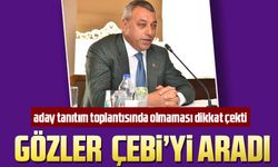 AK Parti Aday Tanıtım Toplantısında Ortahisar İlçe Başkanı Selahaddin Çebi Gözlerden Uzakta