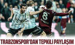 Trabzonspor ile Beşiktaş'ın karşı karşıya geldiği maçta tartışmalı bir pozisyon yaşandı