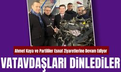"CHP Ortahisar Belediye Başkan Adayı Ahmet Kaya ve Partililer Esnaf Ziyaretlerine Devam Ediyor"