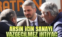 AK Parti Arsin Belediye Başkan Adayı İbrahim Küçük, Arsin’de ziyaretlerine devam ediyor