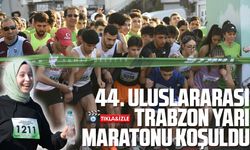 44. Uluslararası Trabzon Yarı Maratonu'nda Yeşil Adımlar ve Temiz Gelecek Sloganıyla Koşuldu