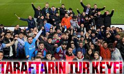 Trabzonspor Taraftarları Coşkuyla Yarı Finale Yükselişi Kutladı
