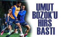 Trabzonspor'un önemli oyuncularından Umut Bozok, hırsıyla dikkat çekiyor
