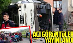Trabzon’un Akçaabat ilçesinde geçtiğimiz yıl 6 ölünün, 37 kişinin yaralandığı midibüs kazasının görüntüleri ortaya çıktı