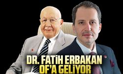 Yeniden Refah Partisi Genel Başkanı Dr. Fatih Erbakan, 14 Mart 2024 Perşembe günü Of’a geliyor