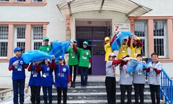 Şalpazarı İlçesi’nde Atatürk Ortaokulu’ndan Sıfır Atık Projesi Etkinlikleri