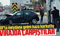 Trabzon-Rize Yolu Üzerinde Meydana Gelen Trafik Kaza korkuttu