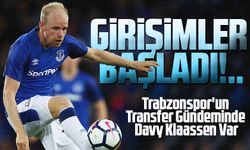 Trabzonspor'un Transfer Gündeminde Davy Klaassen Var