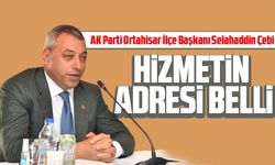 AK Parti Ortahisar İlçe Başkanı Selahaddin Çebi: "Hizmet AK Parti'nin İşidir"
