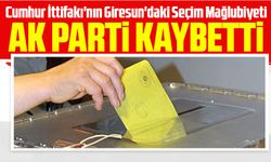 Giresun'da AK Parti Seçimi Kaybetti: Aytekin Şenlikoğlu CHP'nin Adayı Fuat Köse'ye Karşı Yenildi