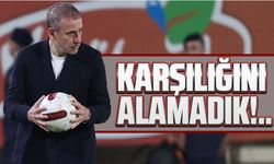 Trabzonspor teknik direktörü Abdullah Avcı, yaptığı açıklamada oyun disiplininden koptukları söyledi
