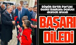 Büyük Birlik Partisi Genel Başkanı Mustafa Destici, Çaykara’da Dündar’a destek istedi