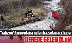 Trabzon Ortahisar'da Şarampole Devrilen Araçta Bir Kişi Hayatını Kaybetti