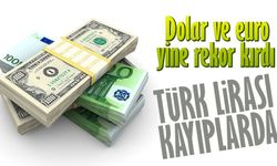 Piyasalarda Gerilim: Dolar ve Euro Yeniden Rekor Kırdı.Türk Lirası'nın Değer Kaybı Devam Ediyor