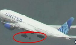 United Airlines Uçağının Tekerlekleri Kalkış Sırasında Düştü!