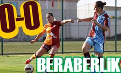 Trabzonspor Kadın Futbol Takımı, Galatasaray'ın Konuğu Oldu: 0-0 Beraberlik