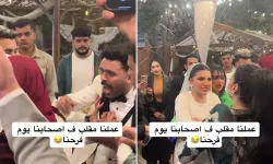 Düğünde Gelin ve Damadın Yaka Paça Kavga Sahnesi Viral Oldu;TikTok'ta Paylaşılan Görüntüler İzleyicileri Şaşırttı