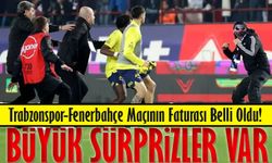 Trabzonspor-Fenerbahçe Maçının Faturası Belli Oldu! Ancak Futbolcular Hakkında Karar Verilmedi