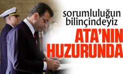 Ekrem İmamoğlu ve CHP İstanbul Heyeti Ata'nın Huzurunda