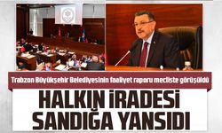 Trabzon Büyükşehir Belediyesinin faaliyet raporu mecliste görüşüldü