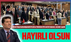 Ahmet Kaya başkanlığındaki Ortahisar Belediyesi ilk meclisi toplandı, seçimler yapıldı