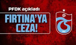 Trabzonspor'a PFDK'dan Kayserispor Maçı Cezası Geldi