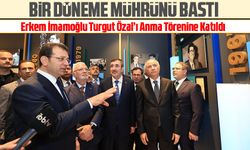 İBB Başkanı Ekrem İmamoğlu, Turgut Özal'ı Anma Törenlerinde