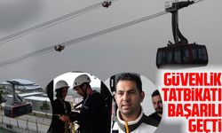 Trabzon'un Vargel Sistemiyle Donatılmış Teleferiği Güvenlik Tatbikatında Başarılı Performans Sergiledi