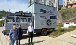 TMMOB Trabzon Şubesi Yeni Yönetimi, KTÜ Rektörü Hamdullah Çuvalcı'yı Ziyaret Etti